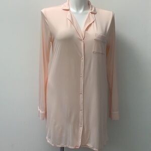 Victoria Secret Modal sleep shirt peach pink size L